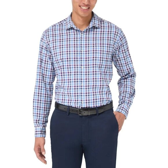 Kirkland Signature Other - NWOT Kirkland Signature Men's XL 17-17.5 Plaid Button-Up Long Sleeve Shirt